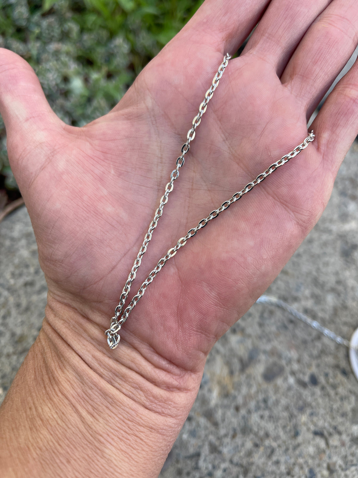 Steel Chain - Silver Plated